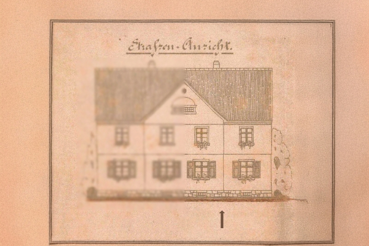 Historische Straßenansicht
