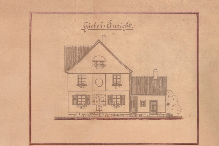 Historische Giebelansicht